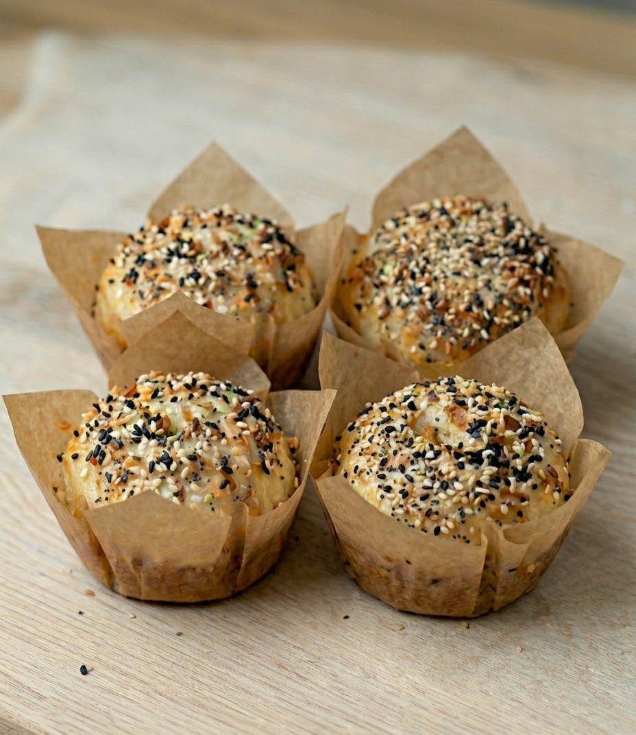 Everything Bagel Rounds-High Protein 4-Pack
