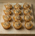 Everything Bagel Rounds-High Protein 12-Pack