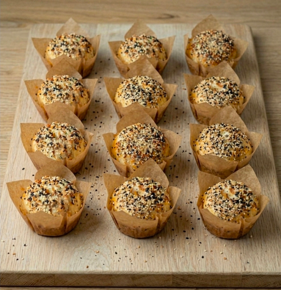 Everything Bagel Rounds-High Protein 12-Pack